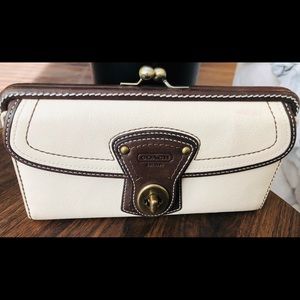 Coach Two-Tone Leather Wallett